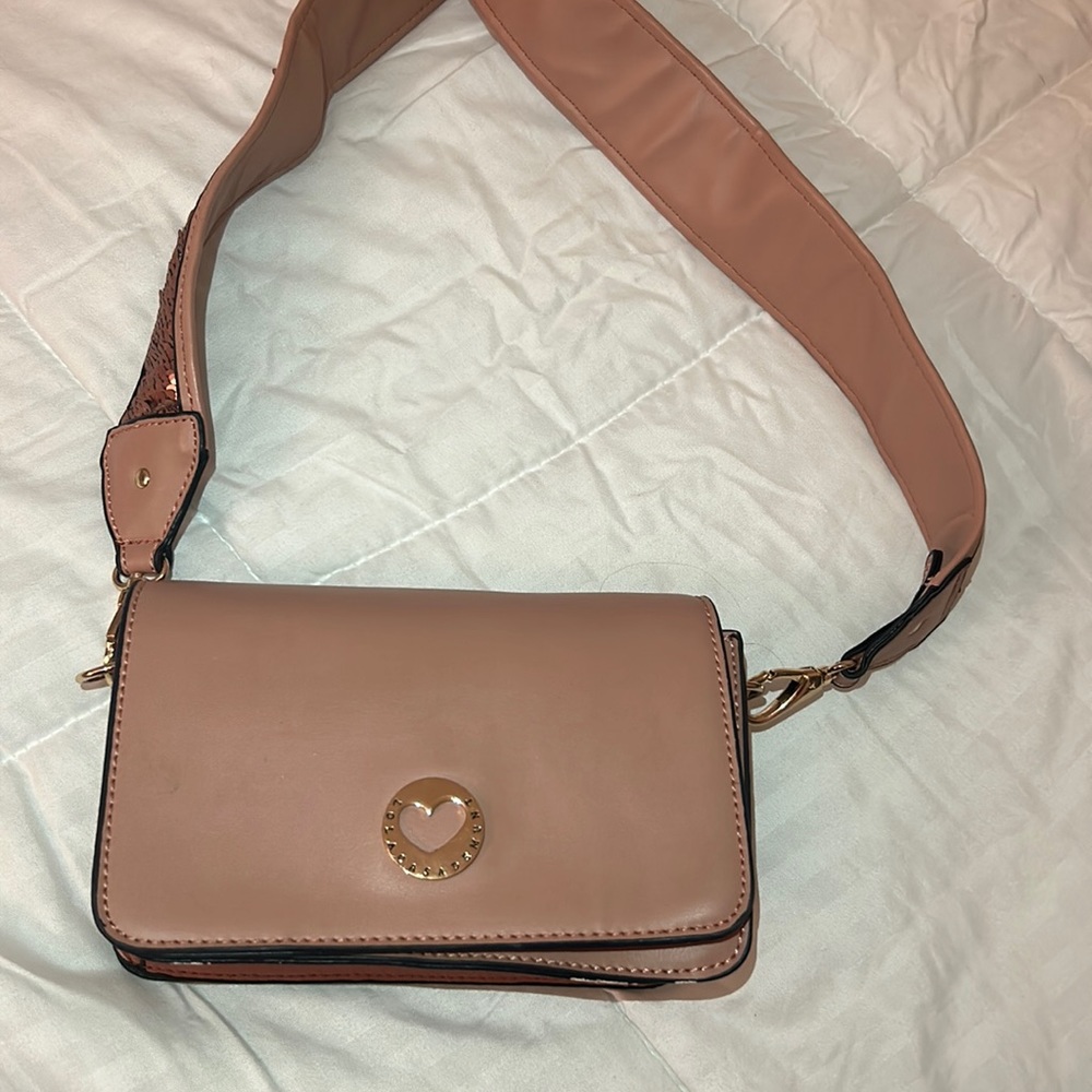 Lola Casademunt sequin strap bag
